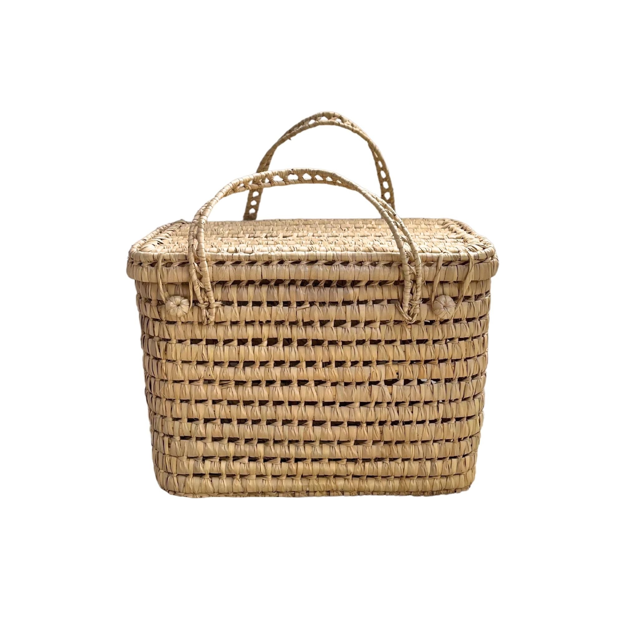 Collection Maroc, Malle en feuilles de palmier - 45cm