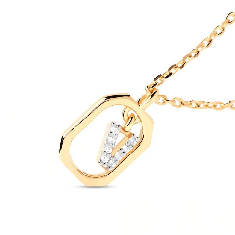 Collier Lettre PD PAOLA - V Mini