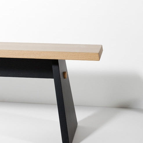 Cruso, Banc en bois massif - June