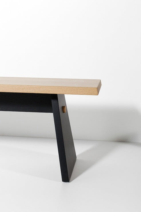 Cruso, Banc en bois massif - June