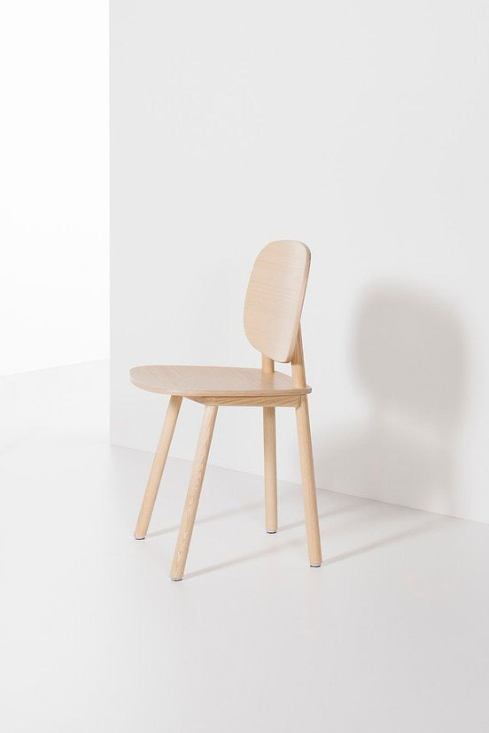 Cruso, Chaise en bois massif - Paddle