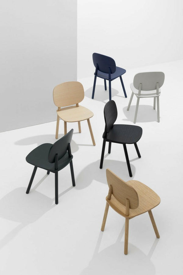 Cruso, Chaise en bois massif - Paddle