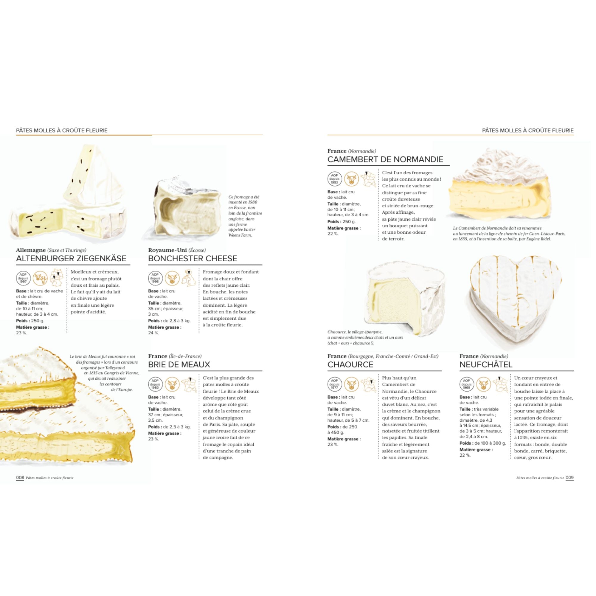 Editions Marabout, Livre de cuisine - L'atlas pratique des fromages