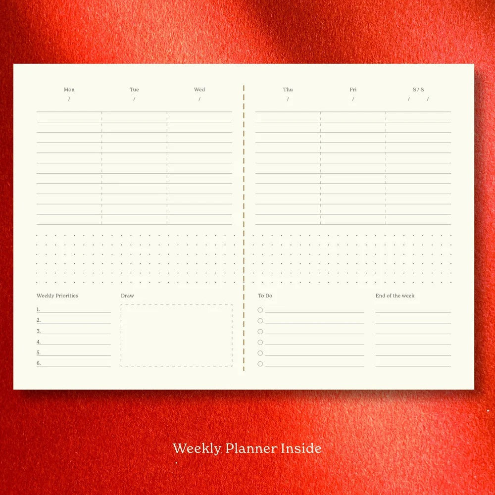 Fin Studio, Agenda hebdomadaire - Vita Series Paprika