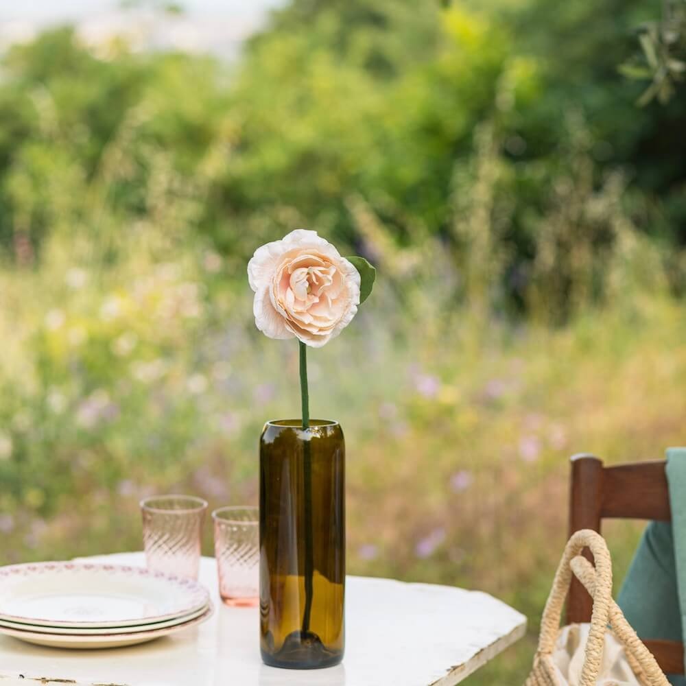 Flowrette, Camélia en papier - Pêche