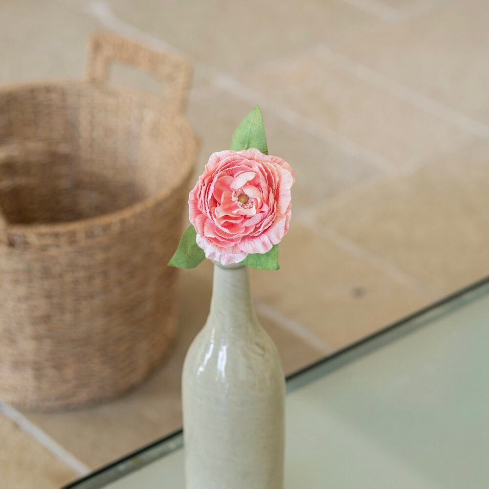 Flowrette, Camélia en papier -  Rose pâle