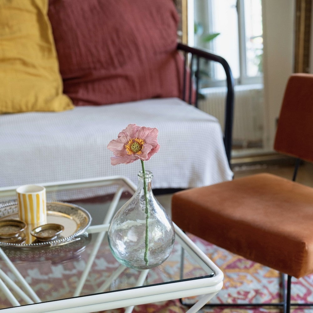 Flowrette, Pavot en papier - Rose Clair