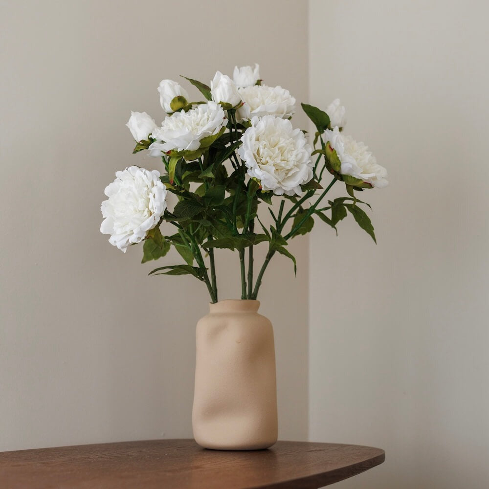 Flowrette, Pivoine en papier - Blanche