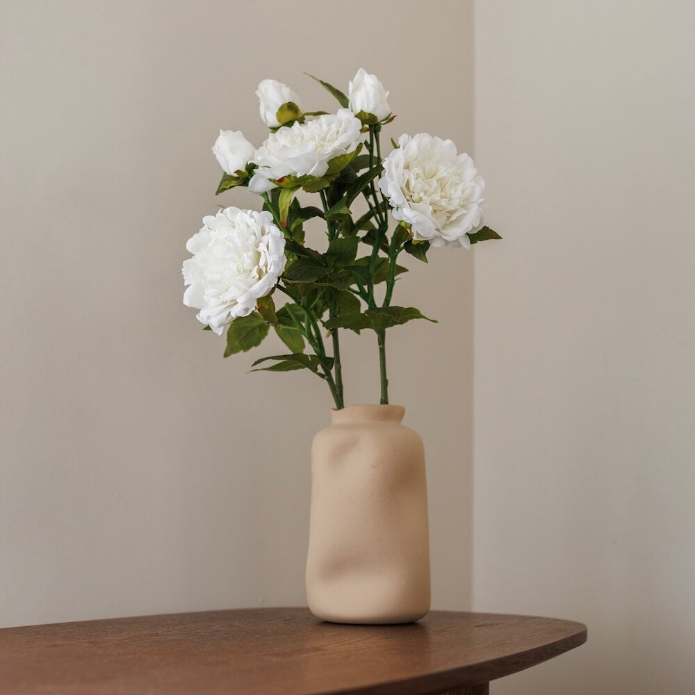 Flowrette, Pivoine en papier - Blanche