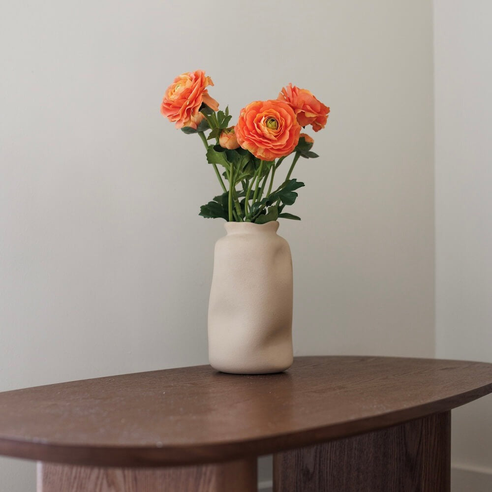 Flowrette, Renoncule en papier - Orange