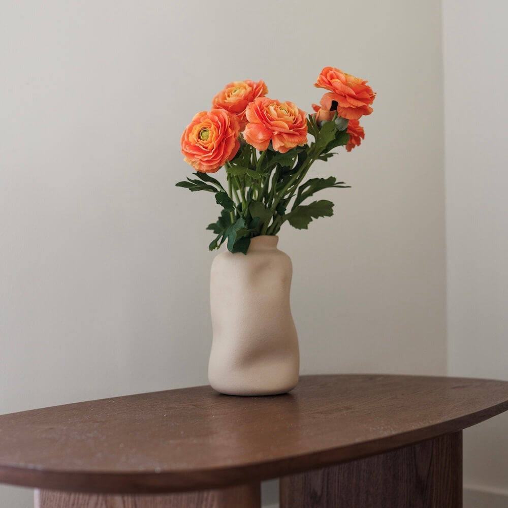 Flowrette, Renoncule en papier - Orange