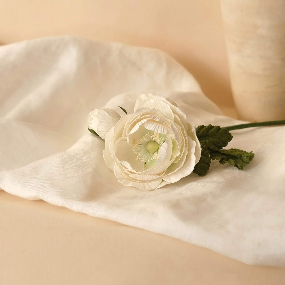 Flowrette, Rose Queen en papier - Blanche