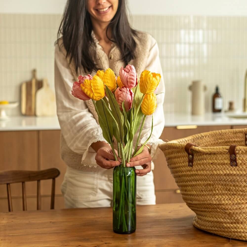 Flowrette, Tulipe en papier - Rose