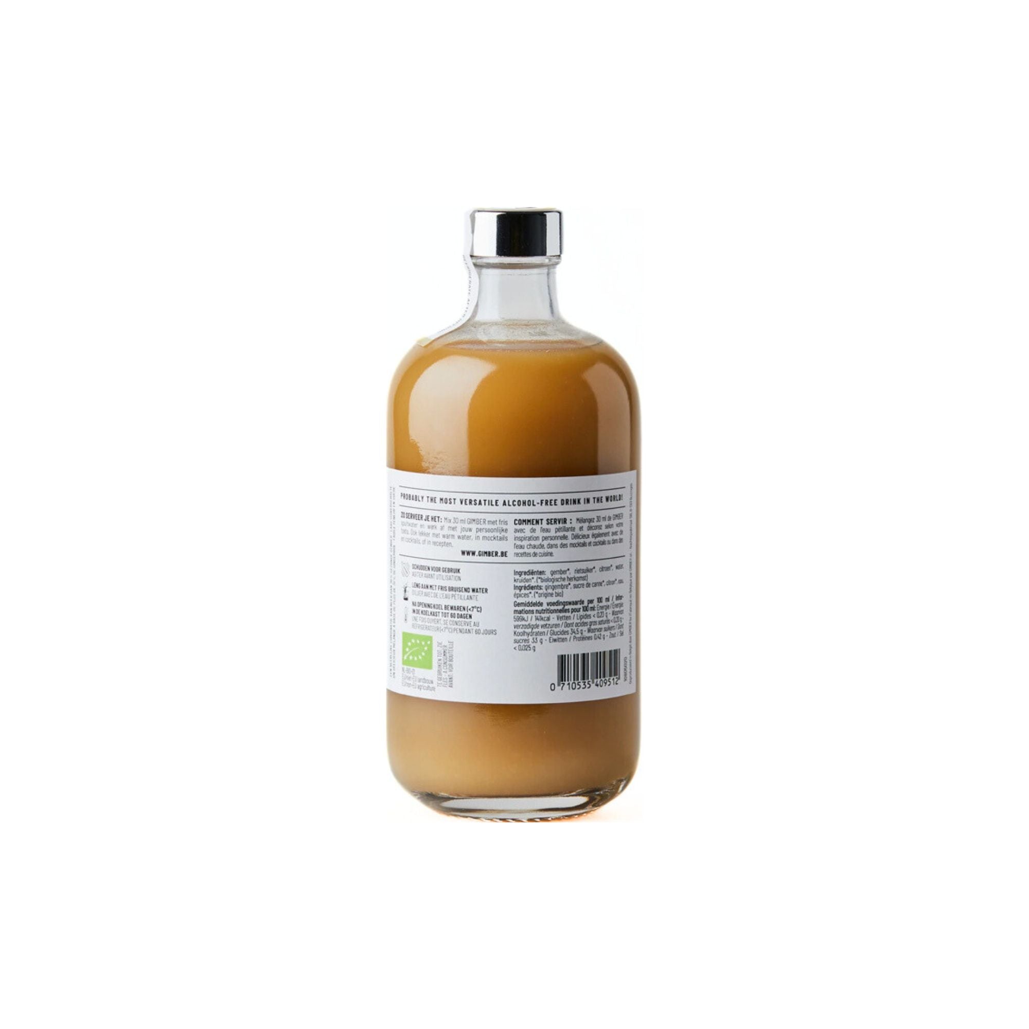 Gimber Be, Jus-Elixir de gingembre bio - N°1 Original - 500 ml