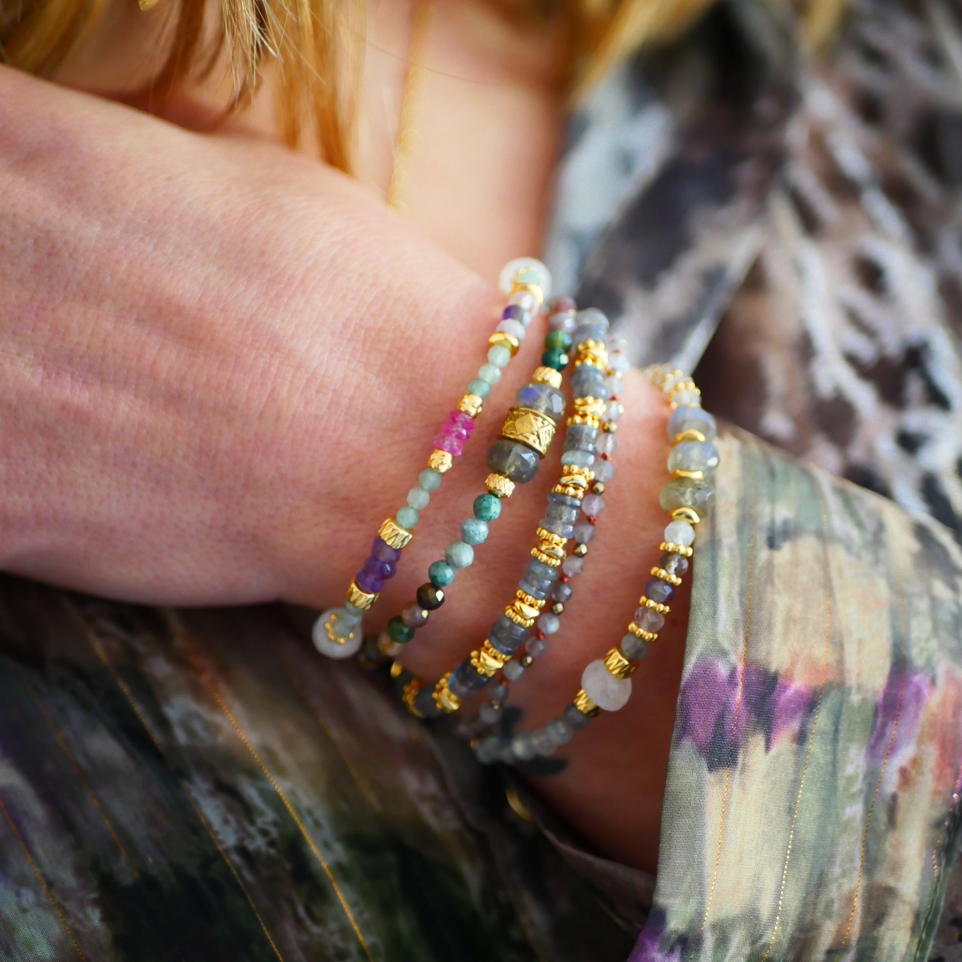 Ginander Bijoux, Bracelet - Dhyaan Aventurine