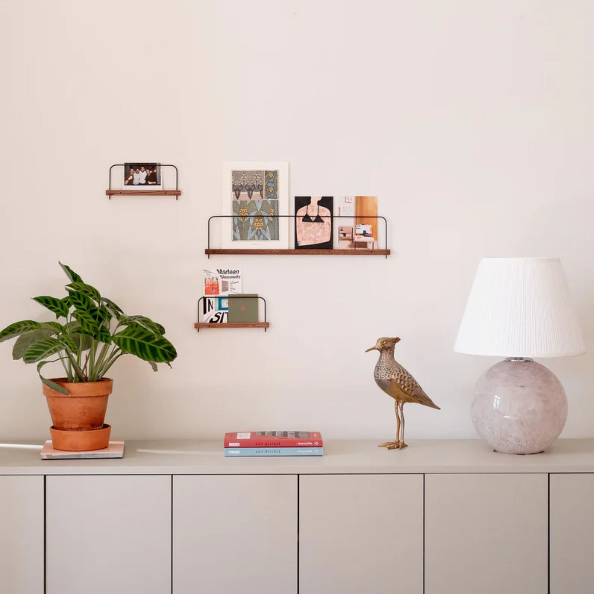 Gllu, Étagère Super Poses Brun - Grande (80cm)