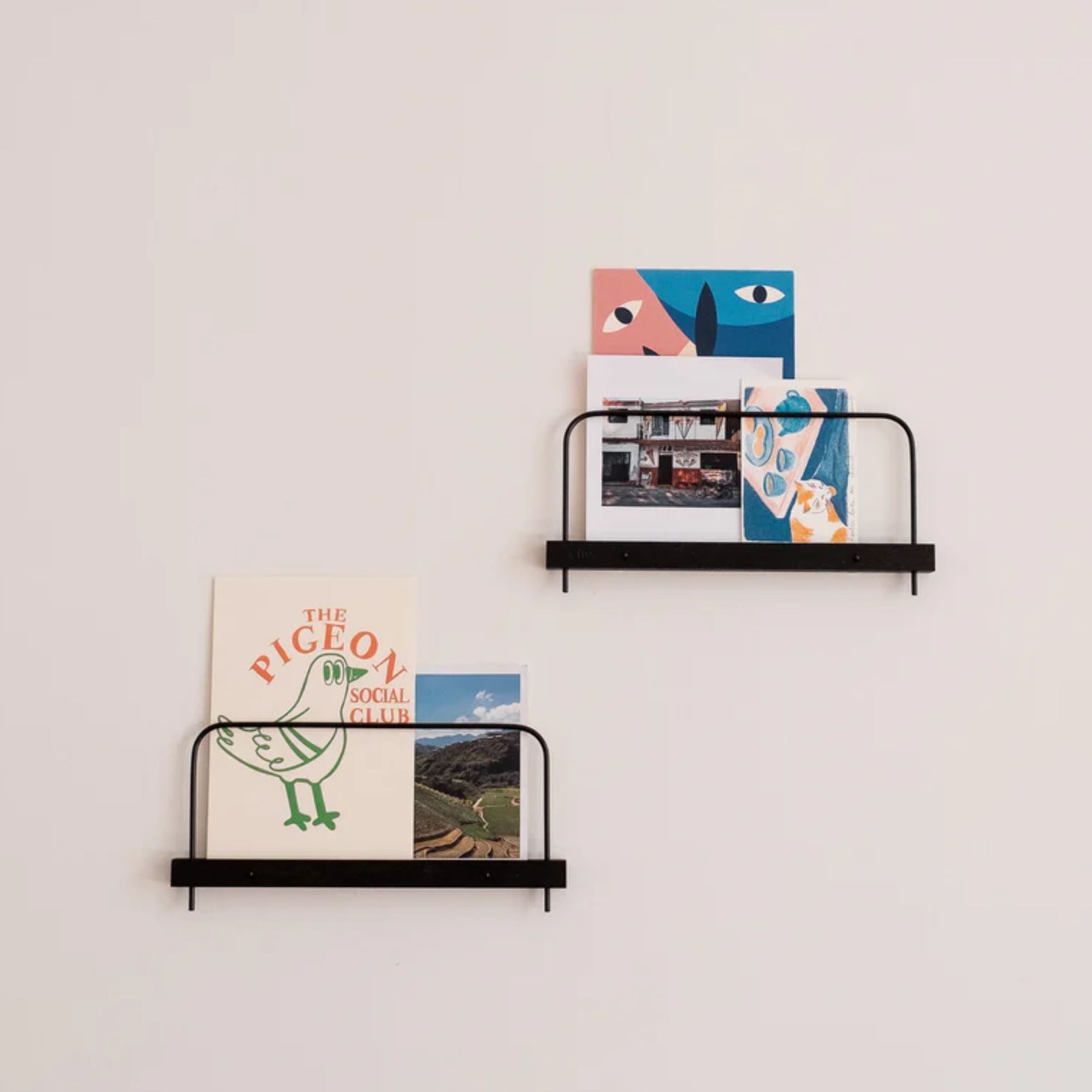 Gllu, Étagère Super Poses Noir- Petite (20cm)