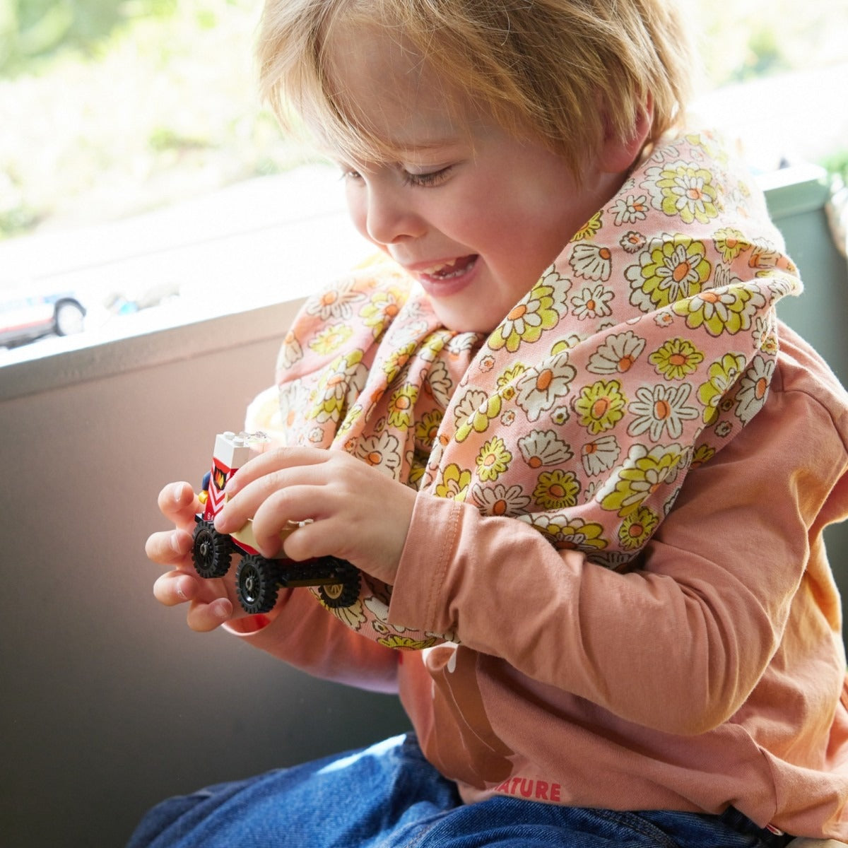 Grand Foulard Indien Bonheur du jour - London Yellow