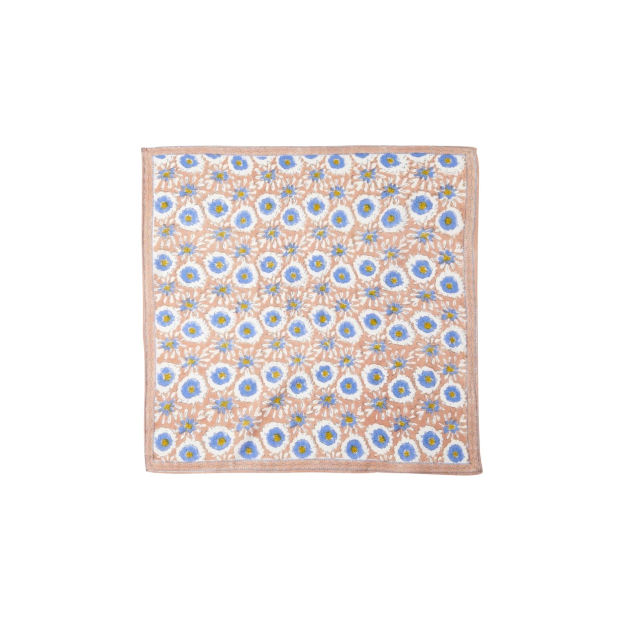 Grand Foulard Indien Bonheur du jour - Margotte Sienne
