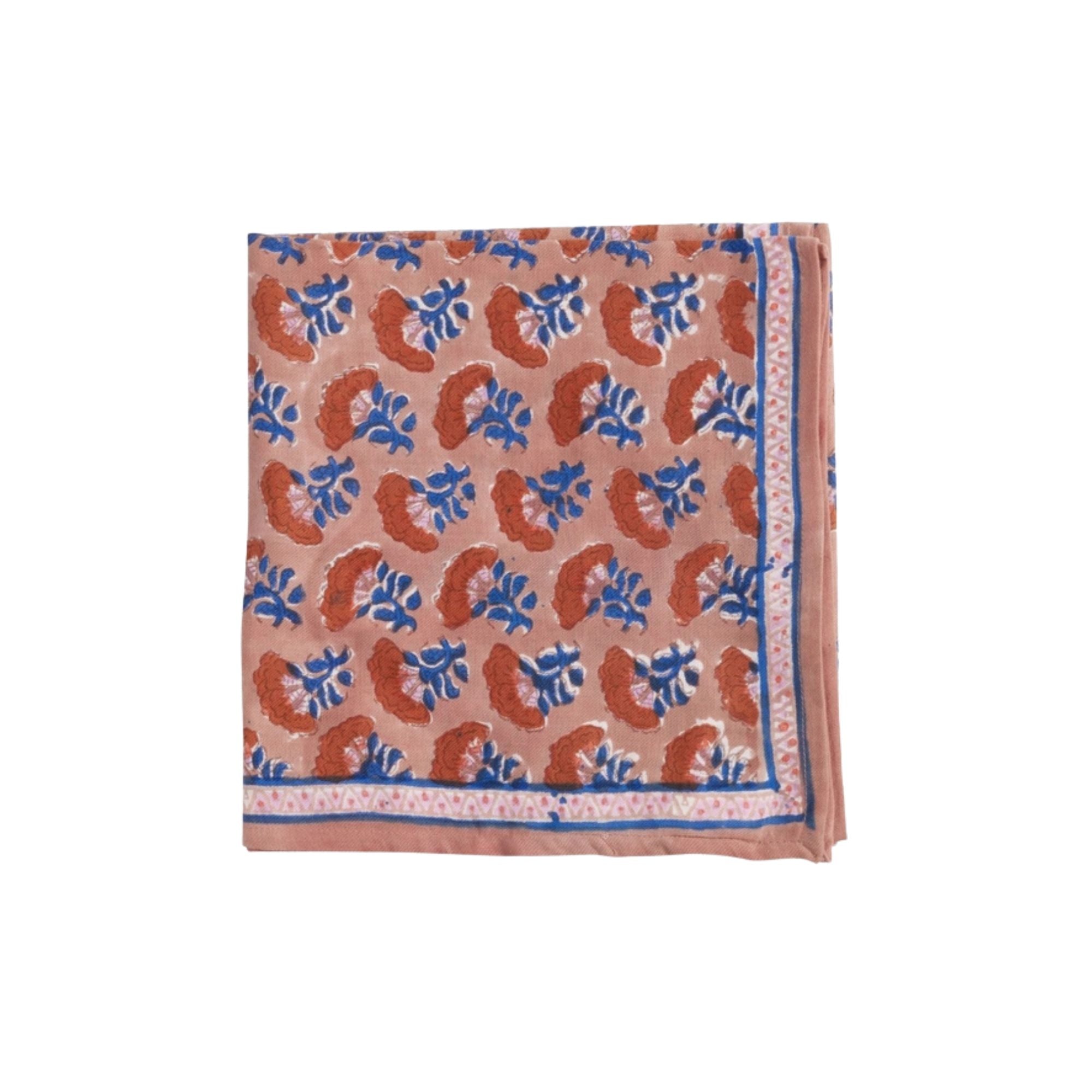 Grand Foulard Indien Bonheur du jour - Namaste Violine