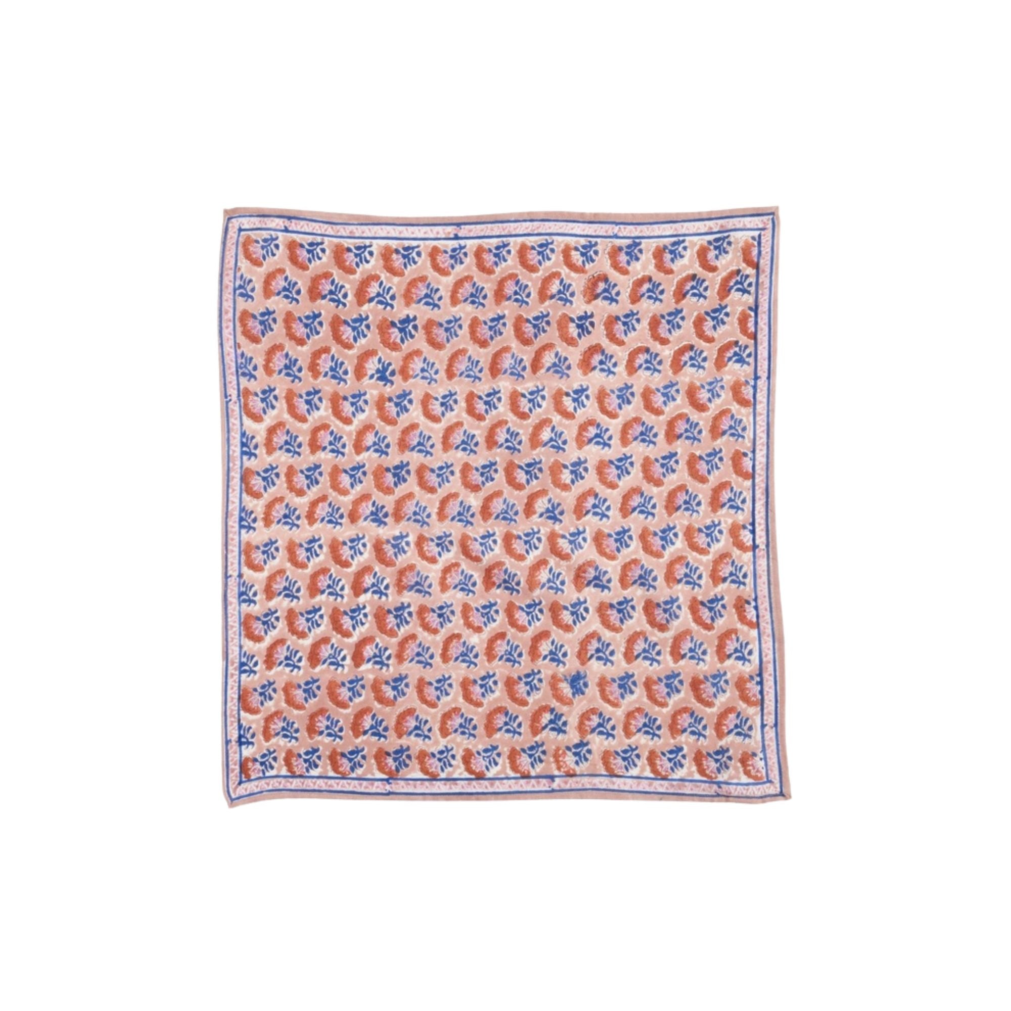 Grand Foulard Indien Bonheur du jour - Namaste Violine