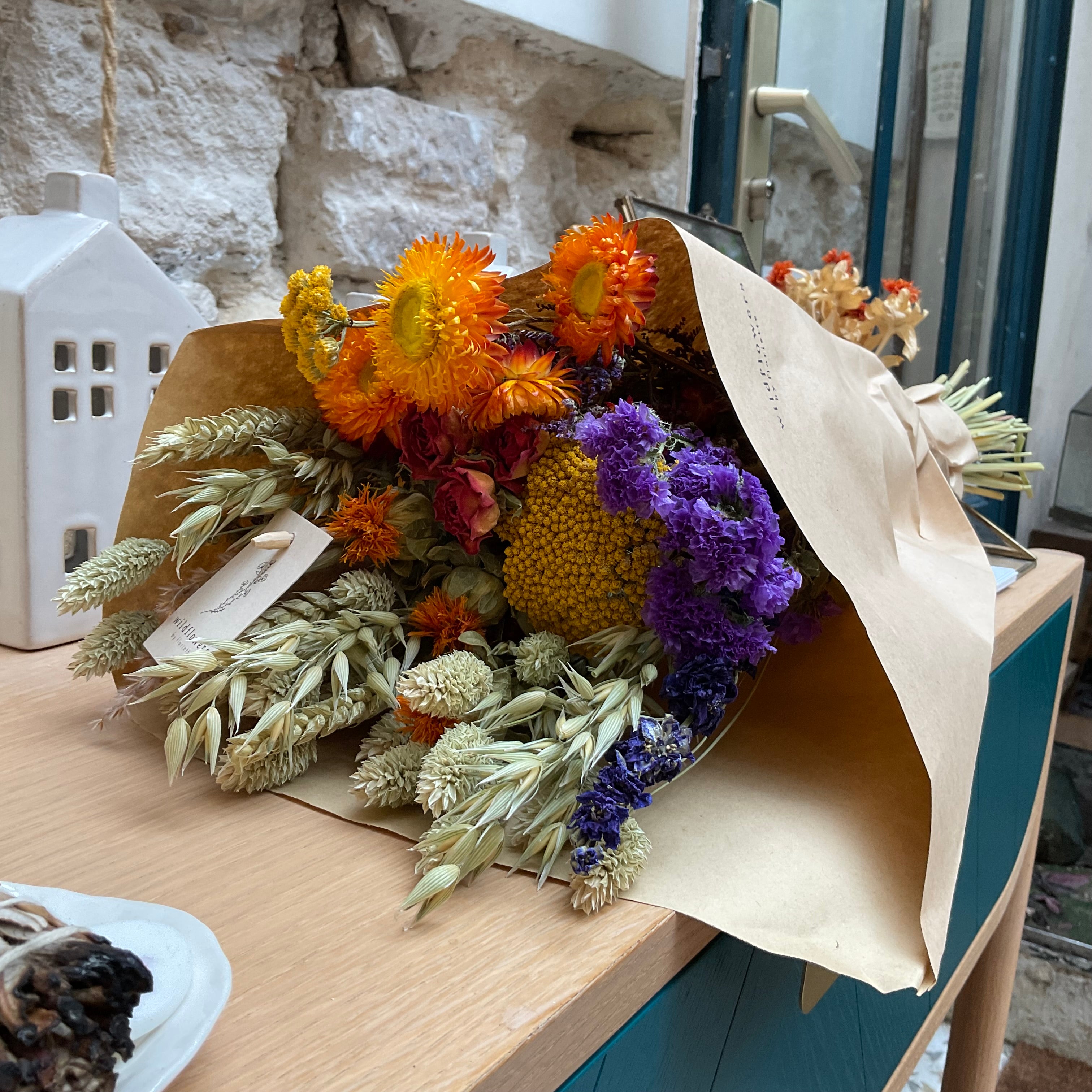 Grand bouquet de fleurs séchées Wildflowers by Floriette- Multi