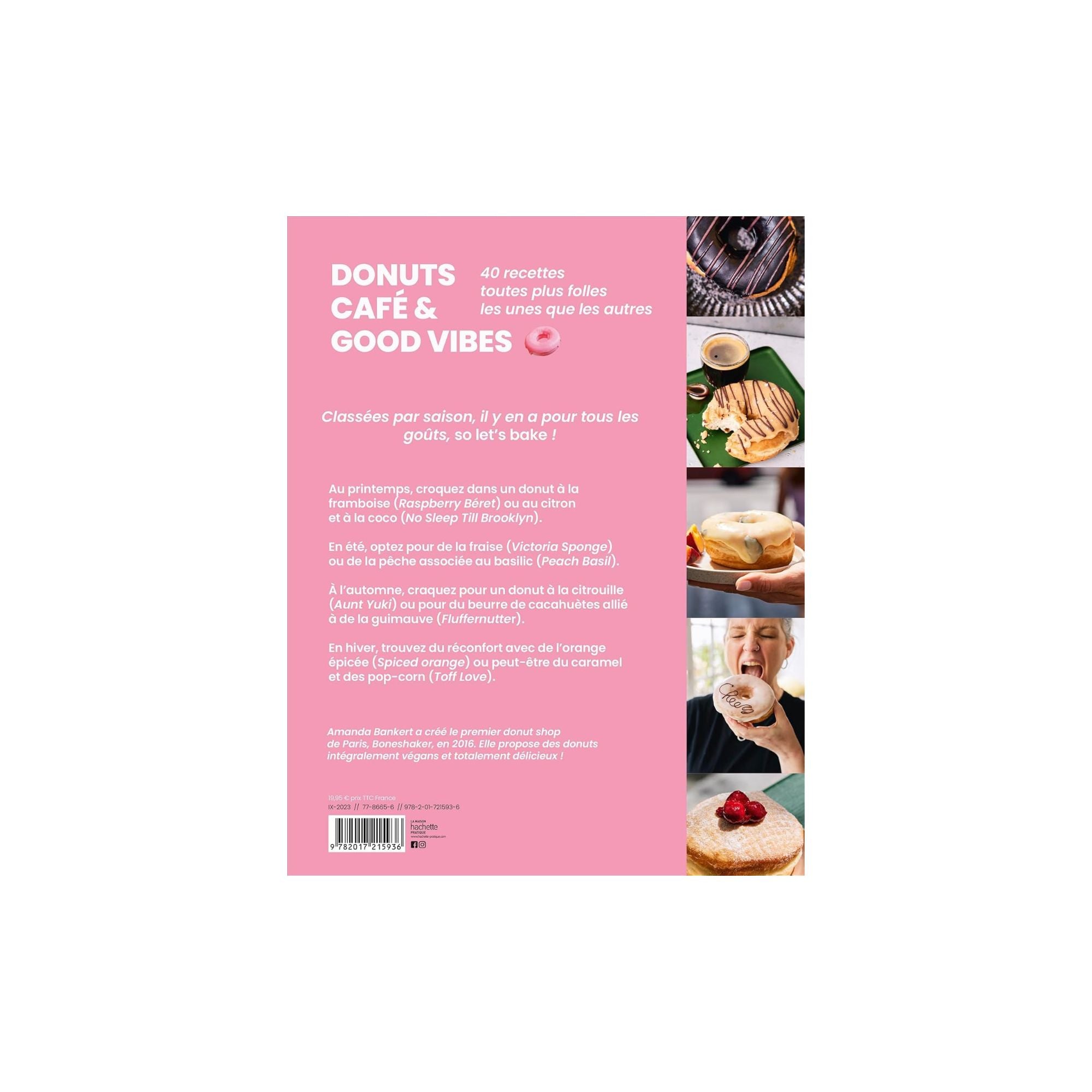 Hachette, Livre de recettes - Donuts, café et good vibes