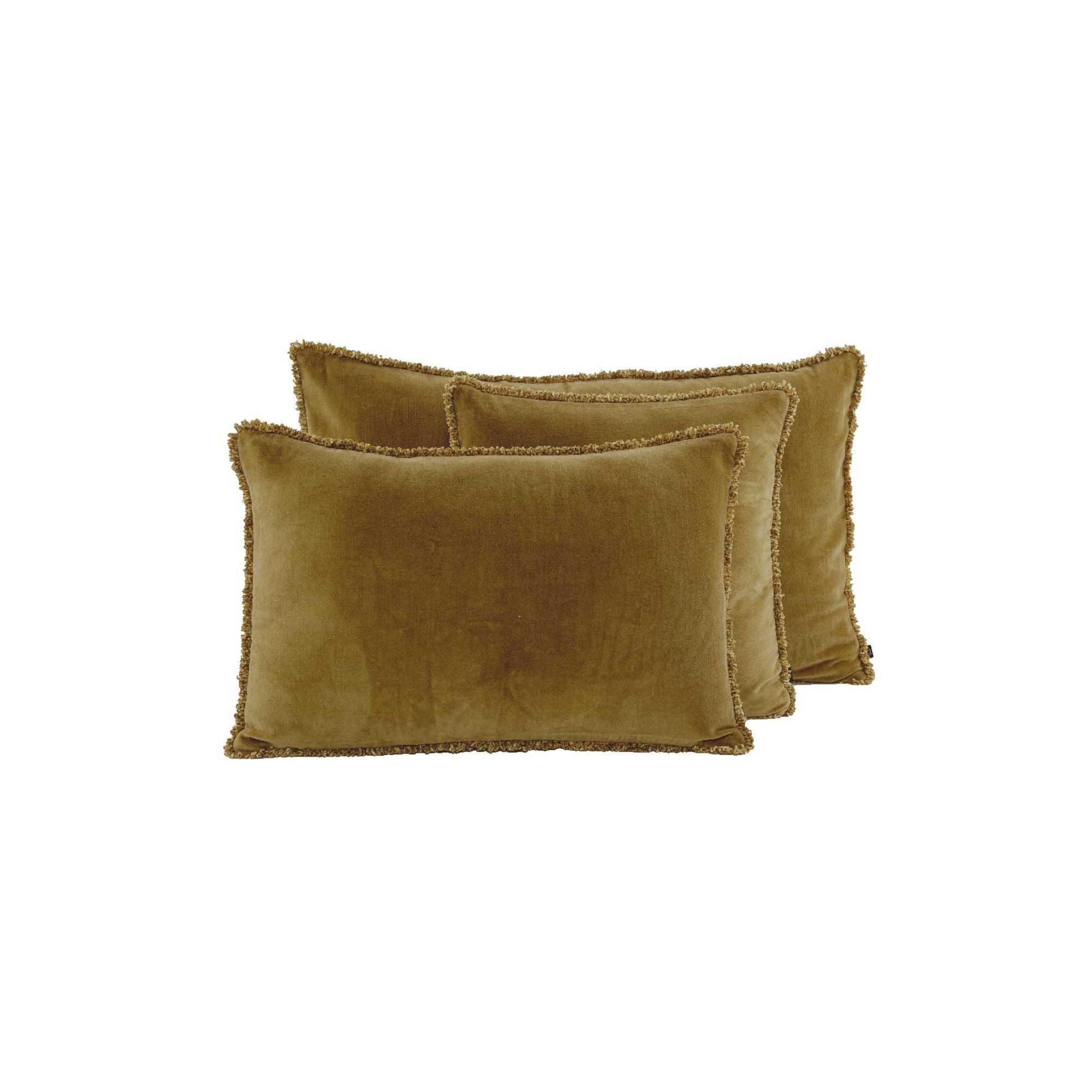 Haomy, Housse de coussin - Kobe Gold - Rectangle 40x60 cm