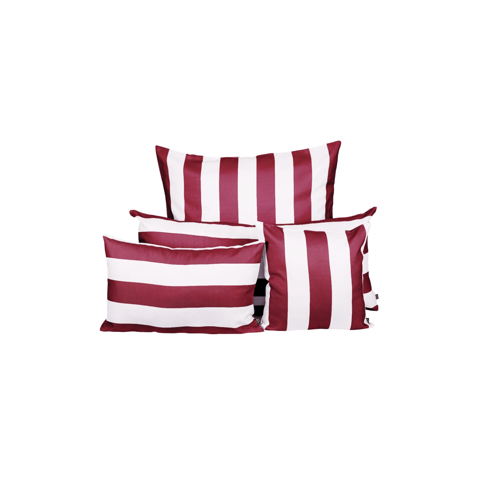 Haomy, Housse de coussin d'extérieur - Riviera Framboise