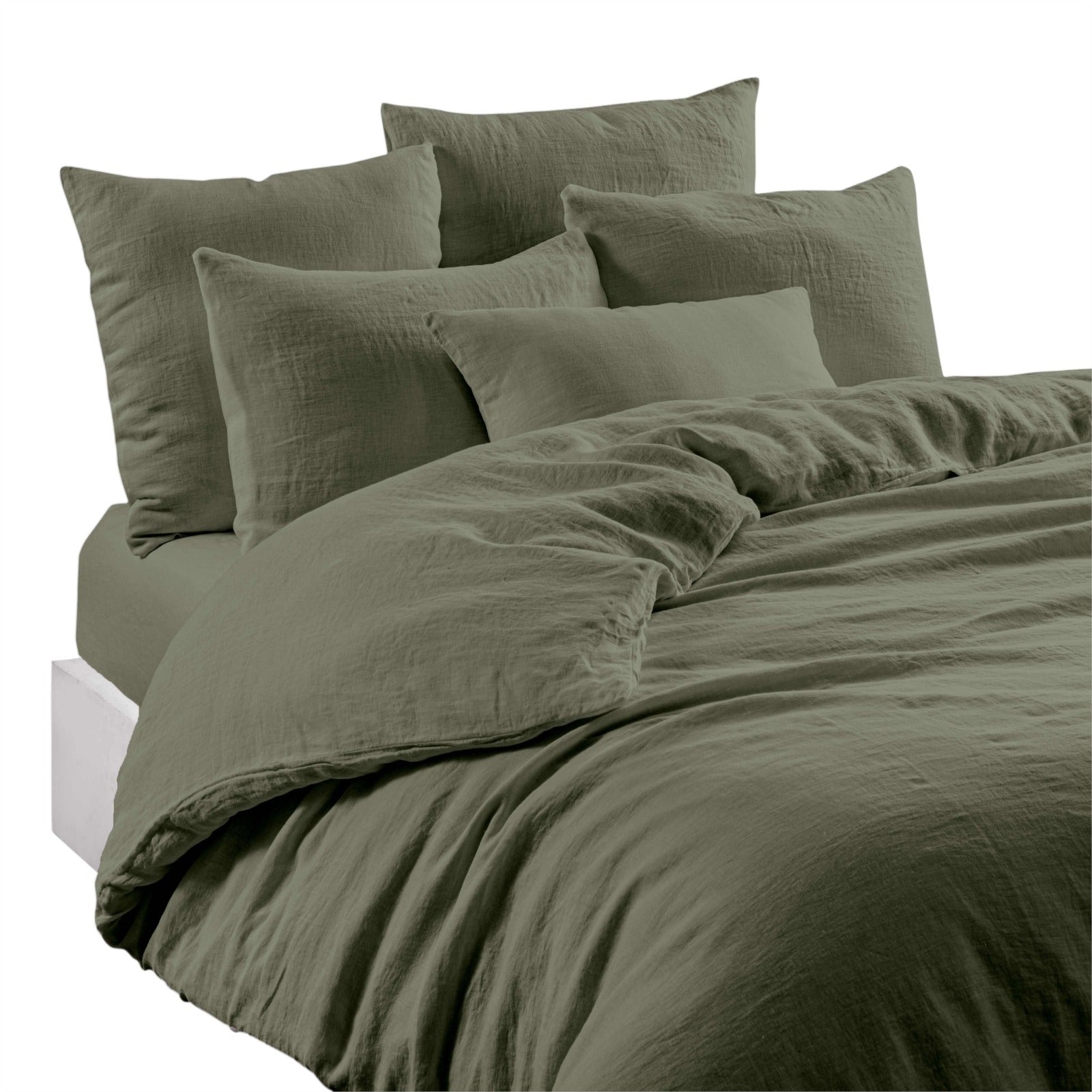 Haomy, Housse de couette - Limy Kaki