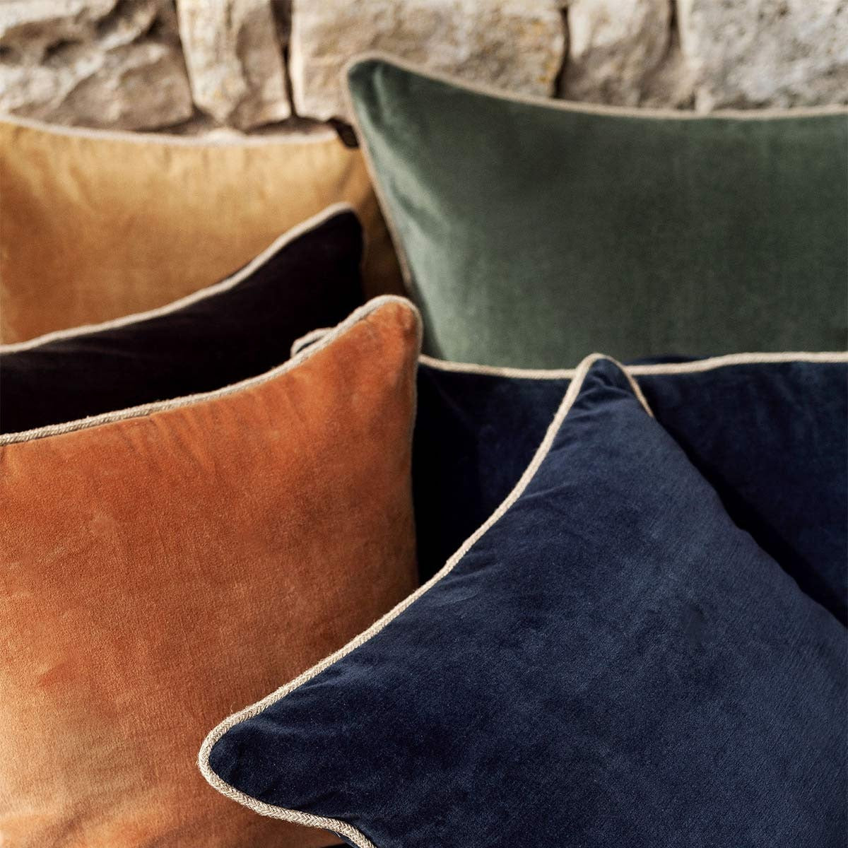 Haomy, Housse de coussin 45x45 - New Delhi Celadon