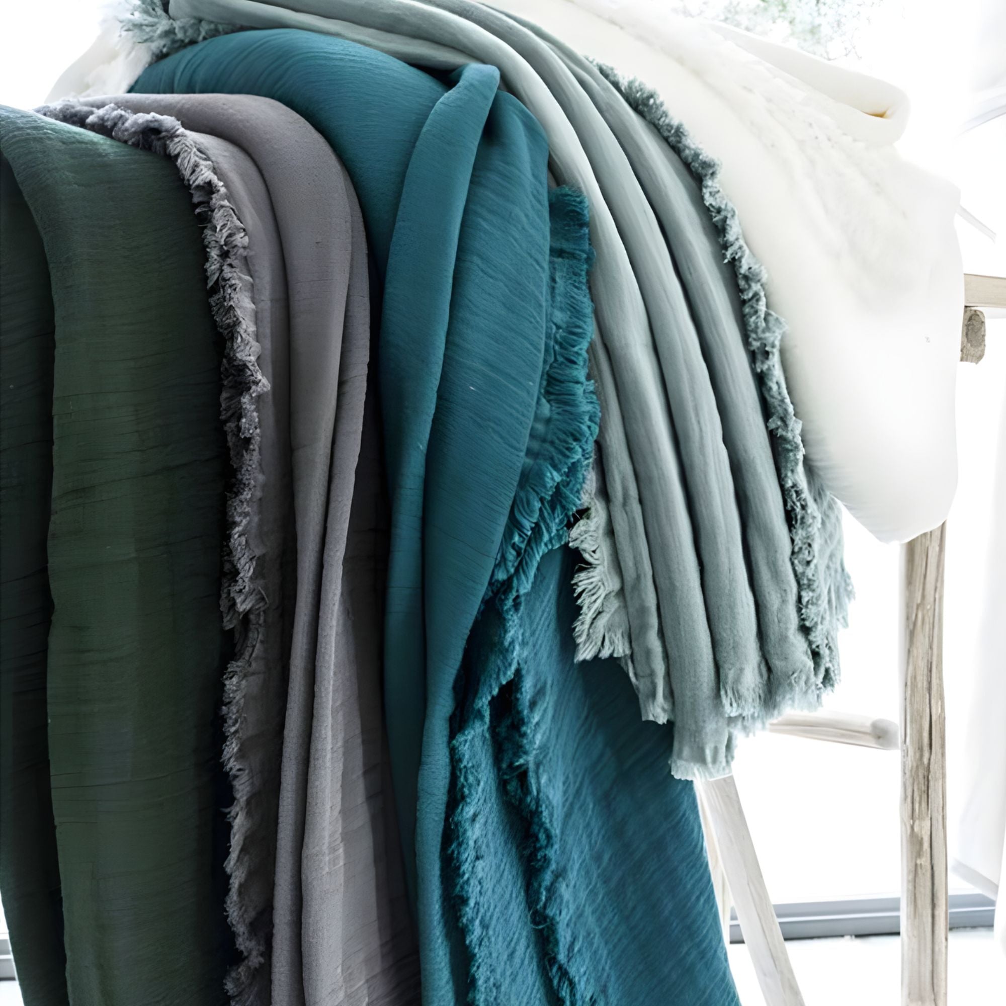 Haomy, Plaid Vanly - Blanc