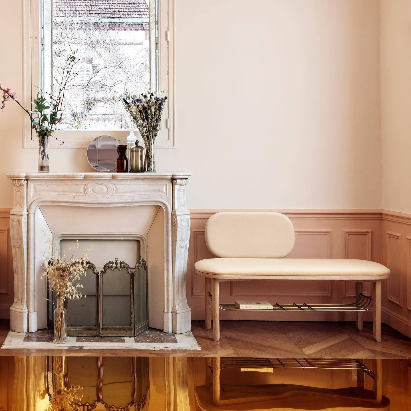 Hartô, Banc en chêne - Eustache Camel