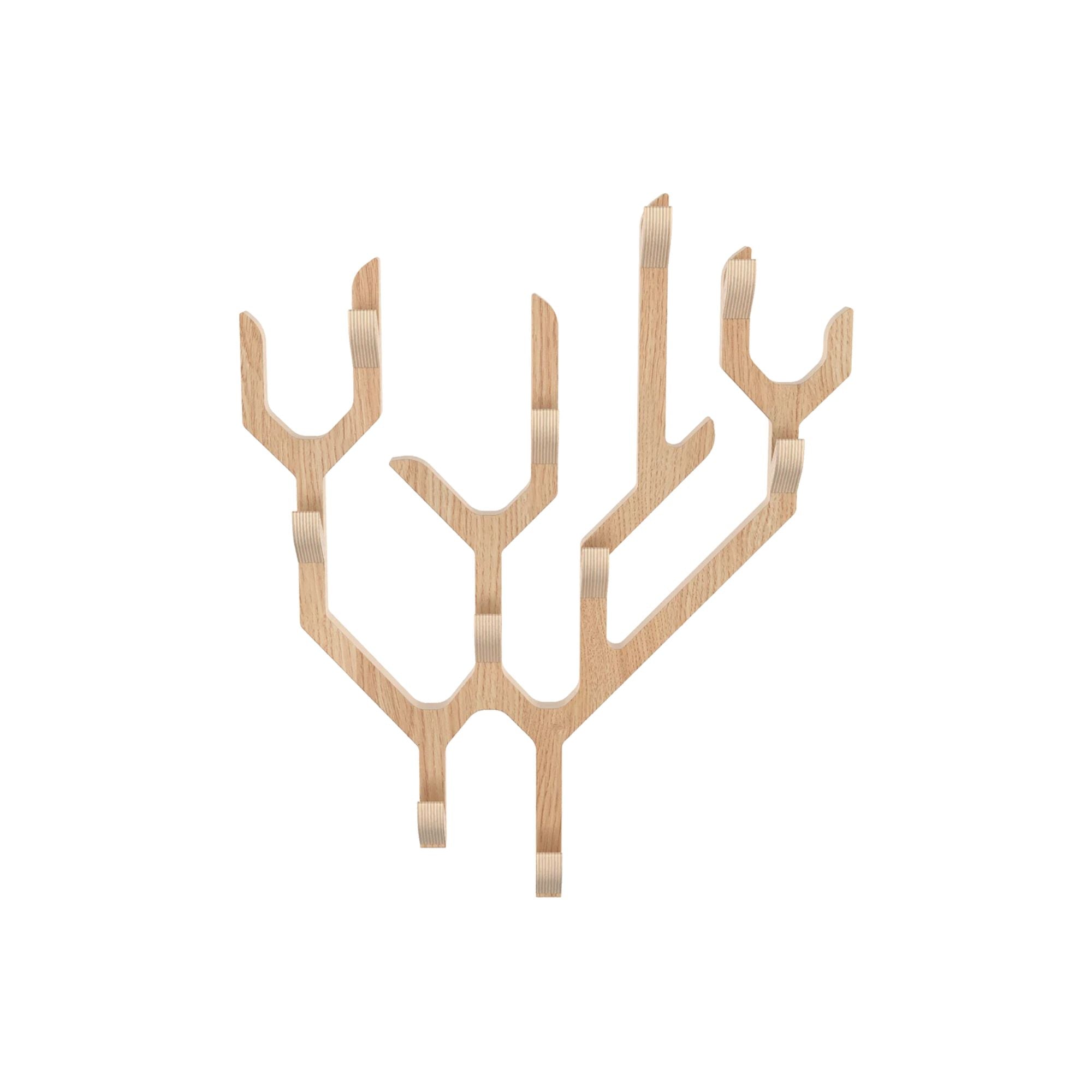 Hartô, Porte-manteaux mural en chêne Hartô - Ambroise