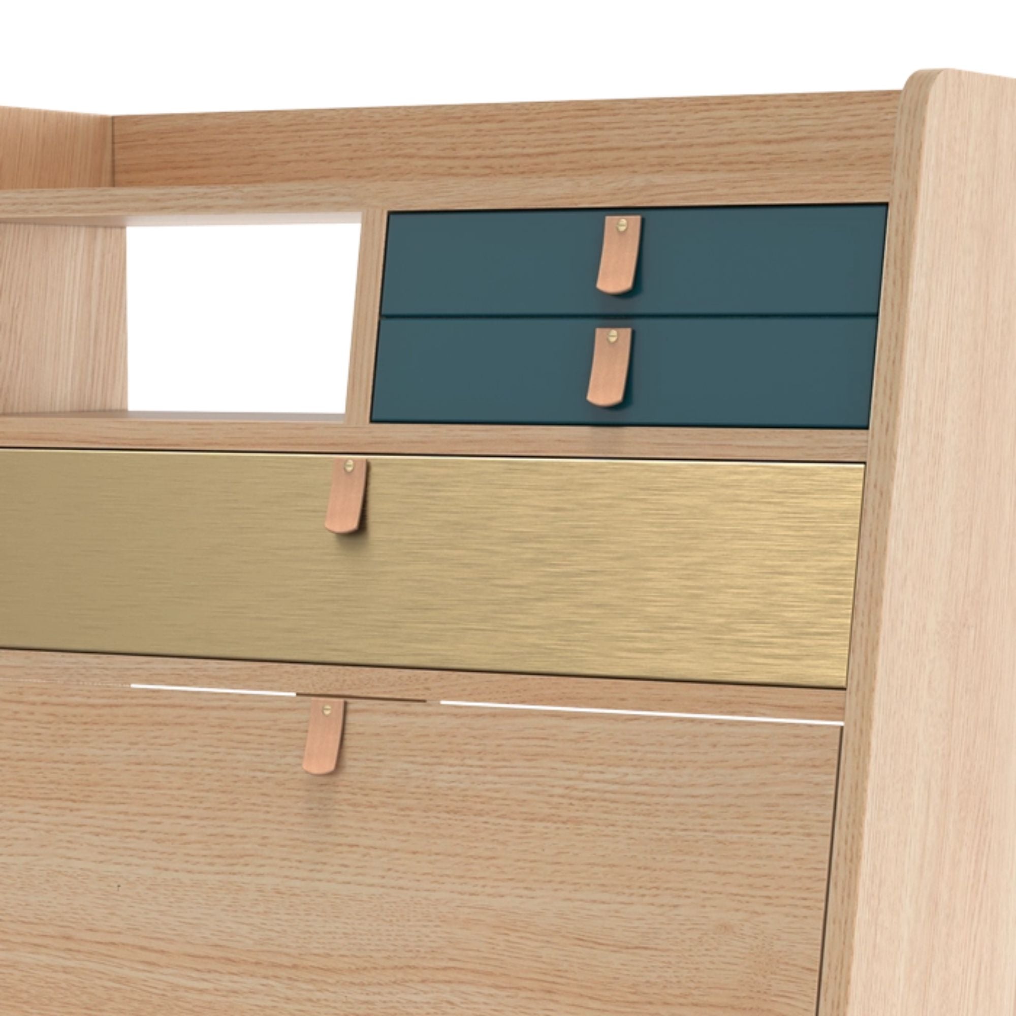 Hartô, Secrétaire Gaston - Bleu Pétrole