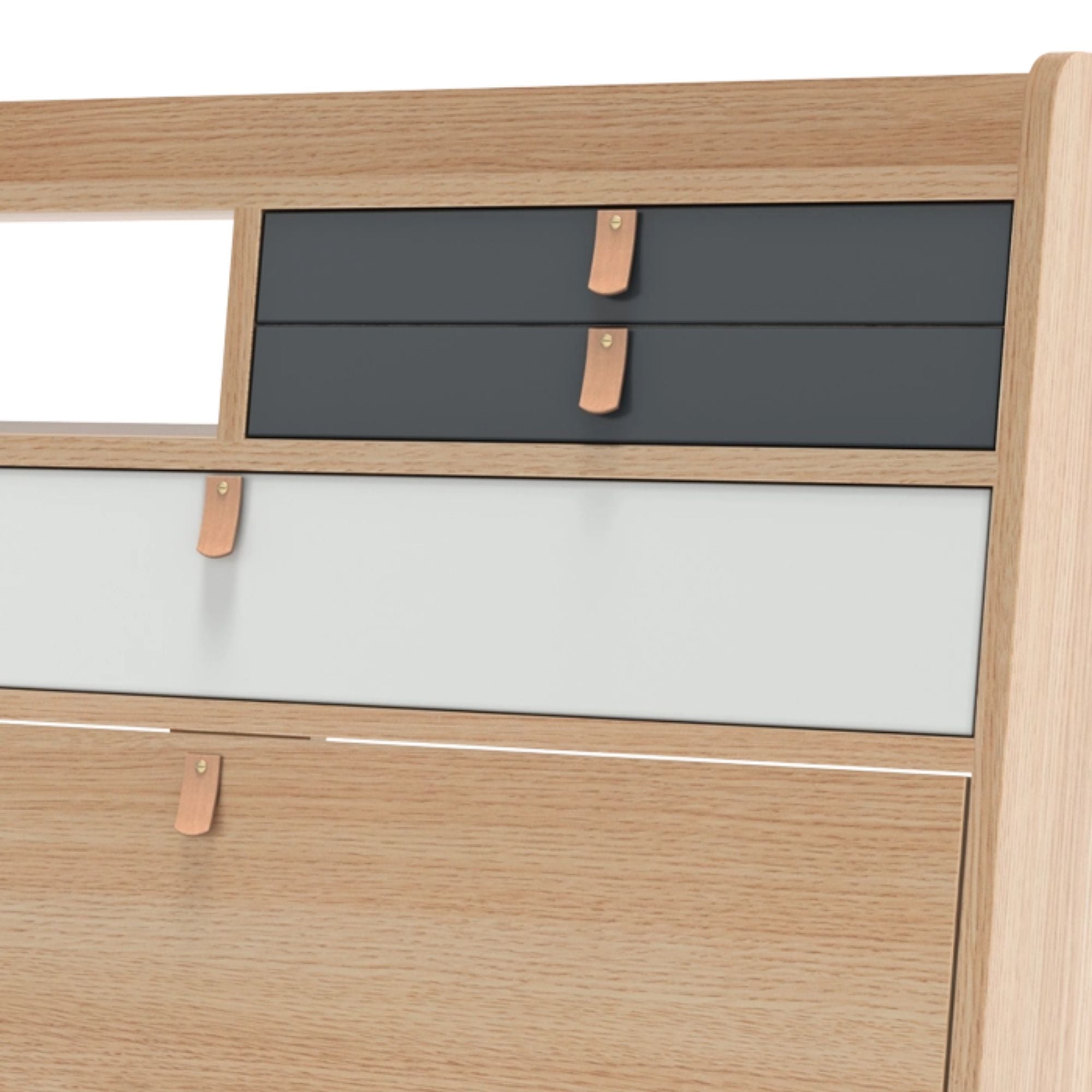 Hartô, Secrétaire Gaston - Gris ardoise