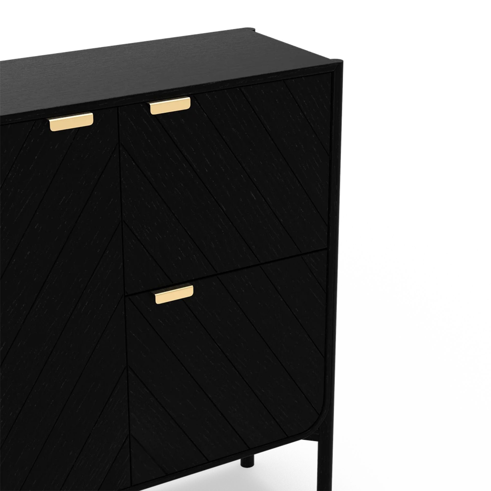 Hartô, Vaisselier Marius - Chêne teinté noir