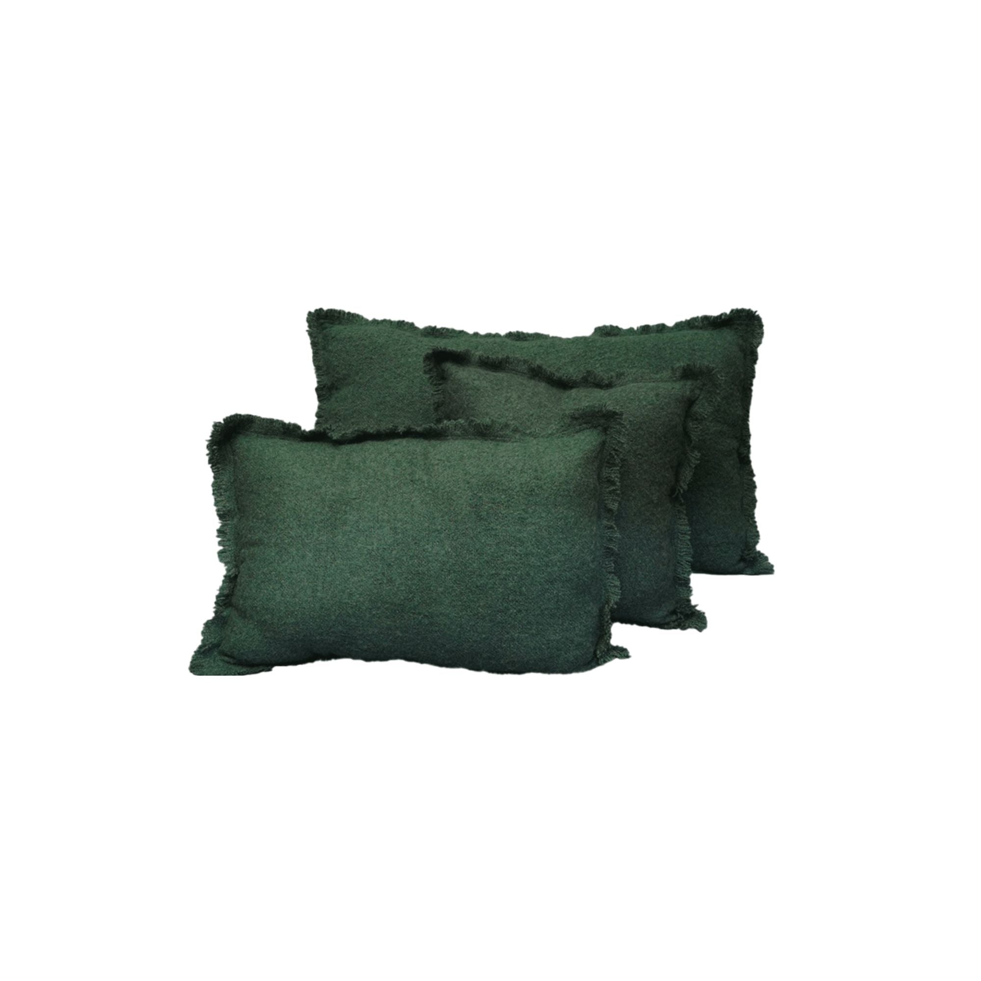 Housse de coussin Haomy - Aspen Kaki - Rectangle 40 x 60 cm
