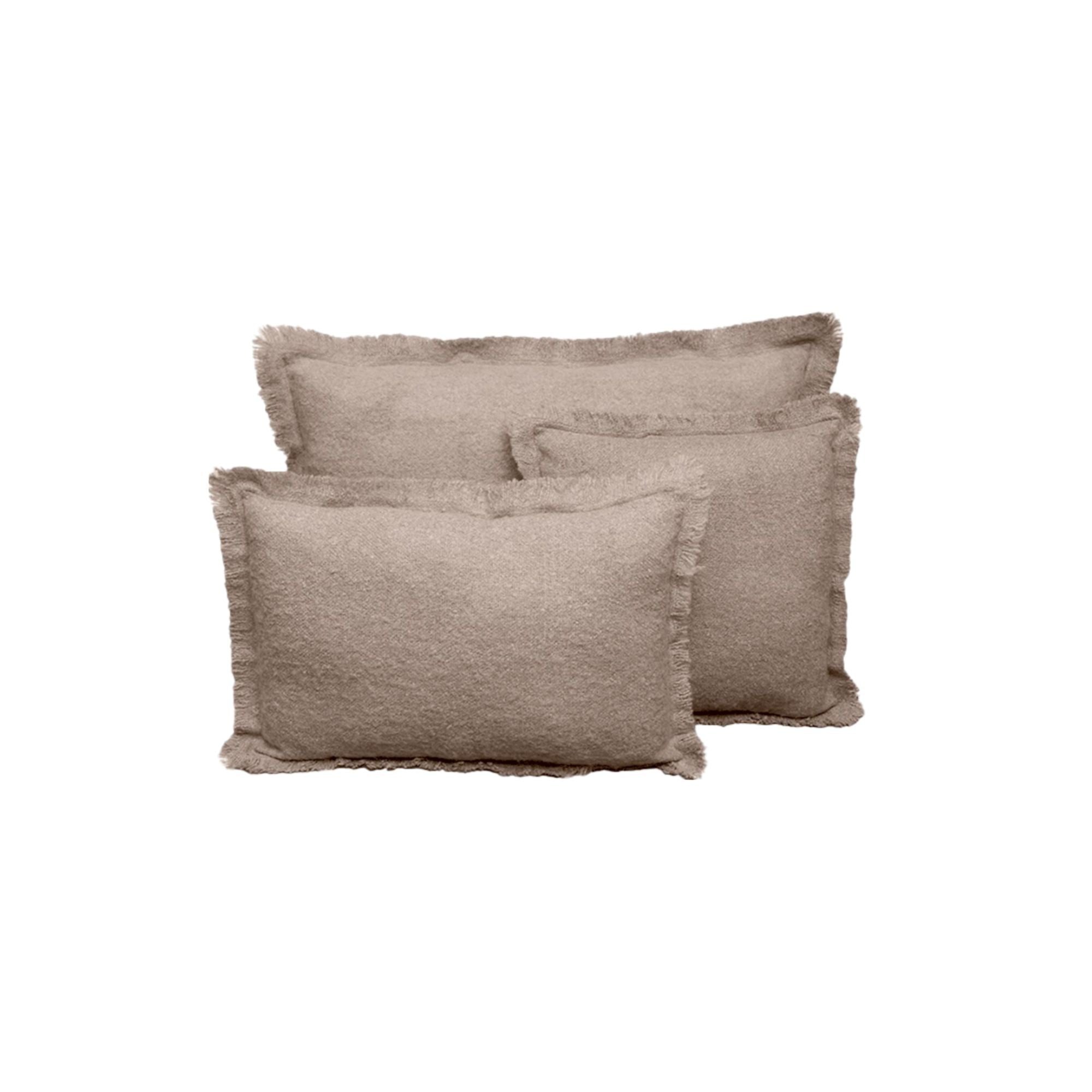 Housse de coussin Haomy - Aspen Naturel - Carré 45 x 45 cm