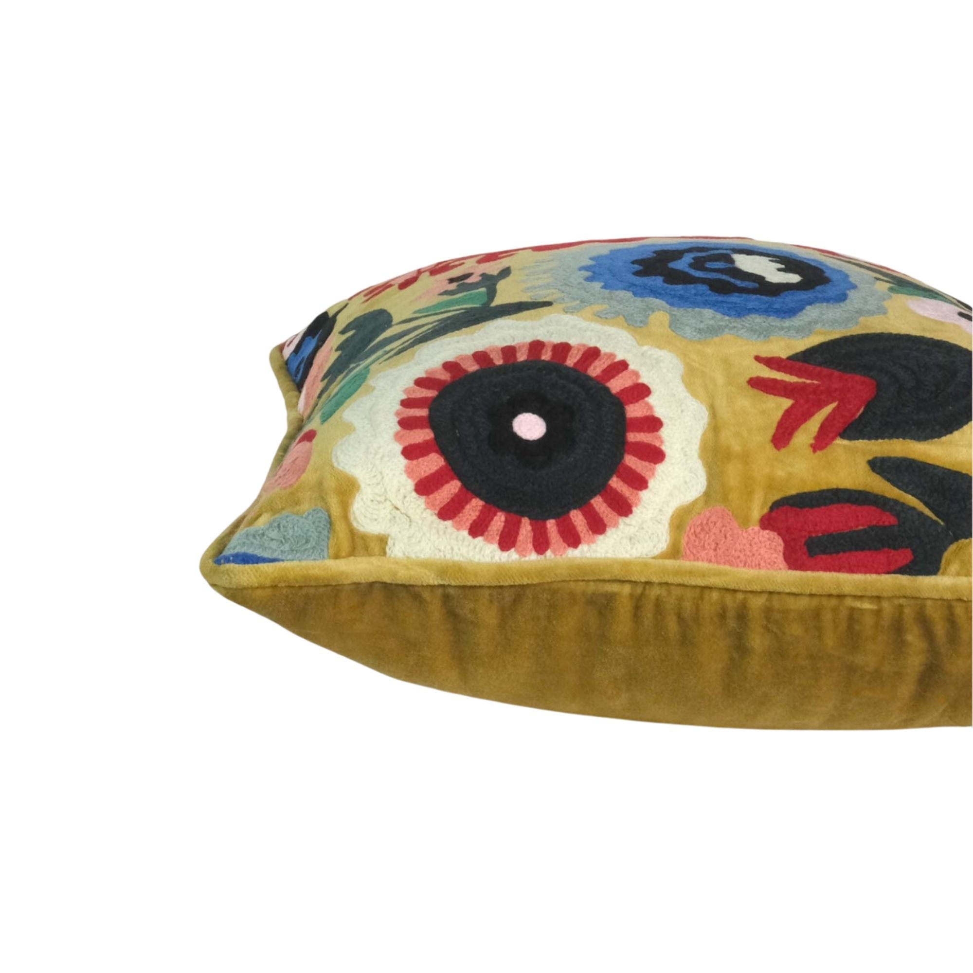 Housse de coussin Jamini Design - Rumi Moutarde- Carre