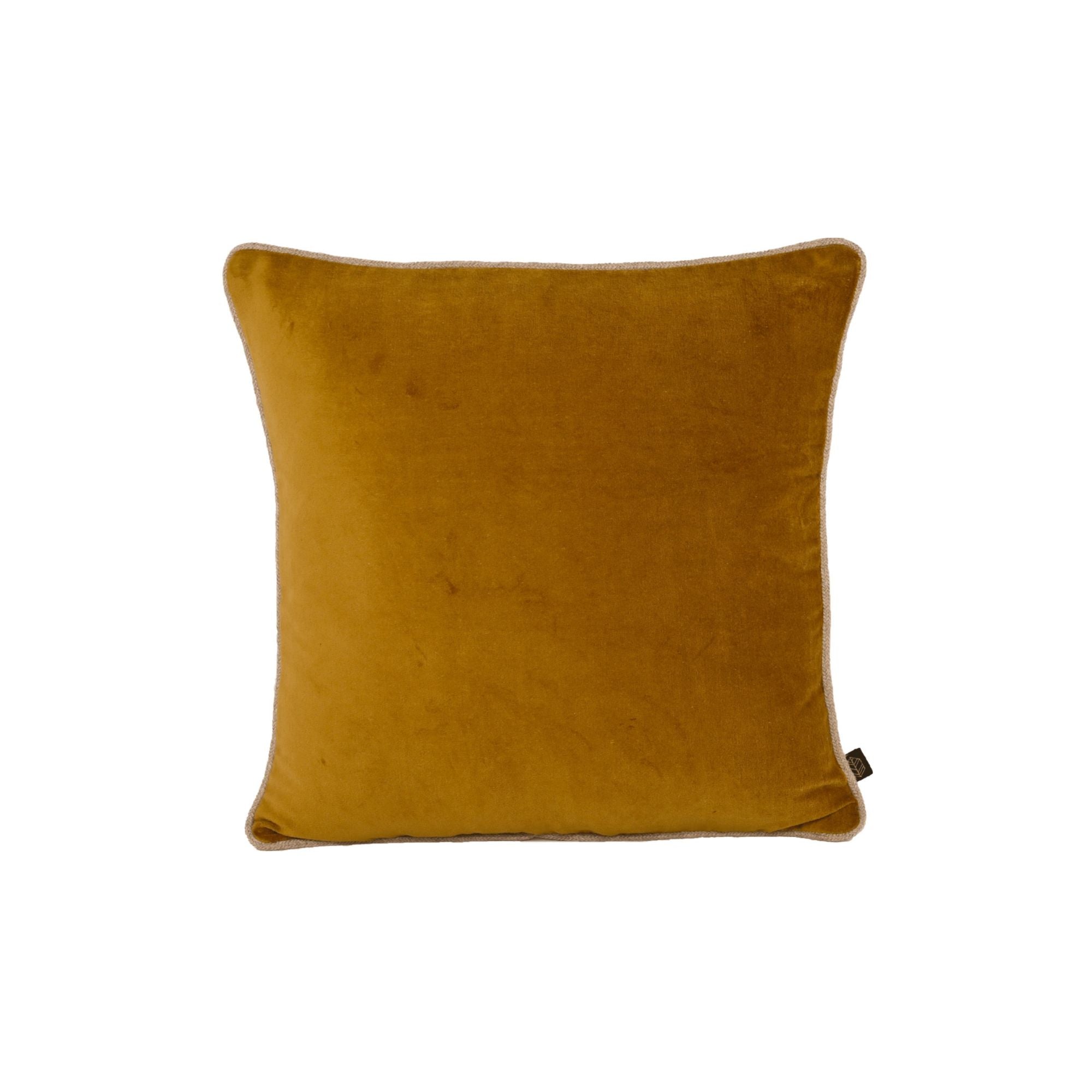 Housse de coussin Haomy - New Delhi Gold- Carré 45 x 45 cm