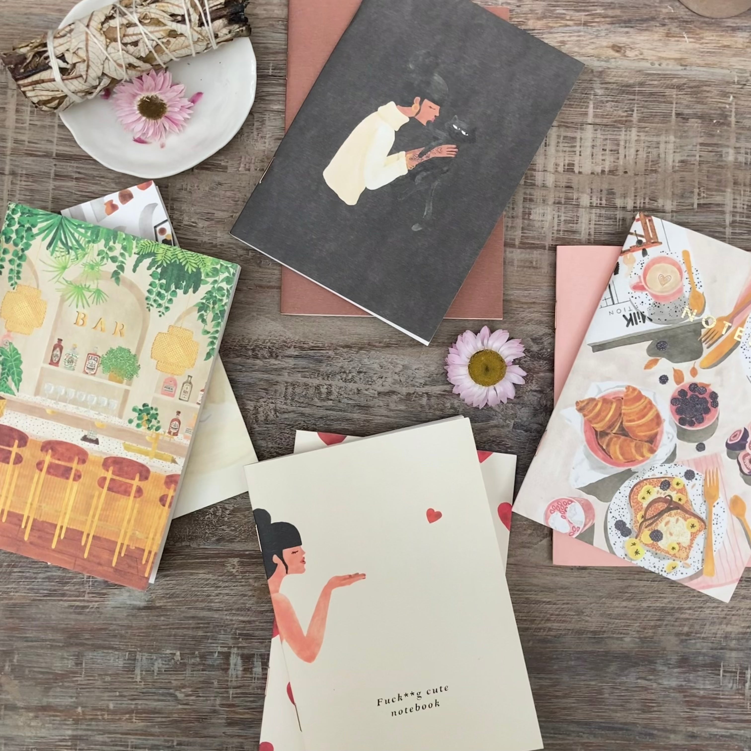 Carnet de poche All the way to say - Coeur