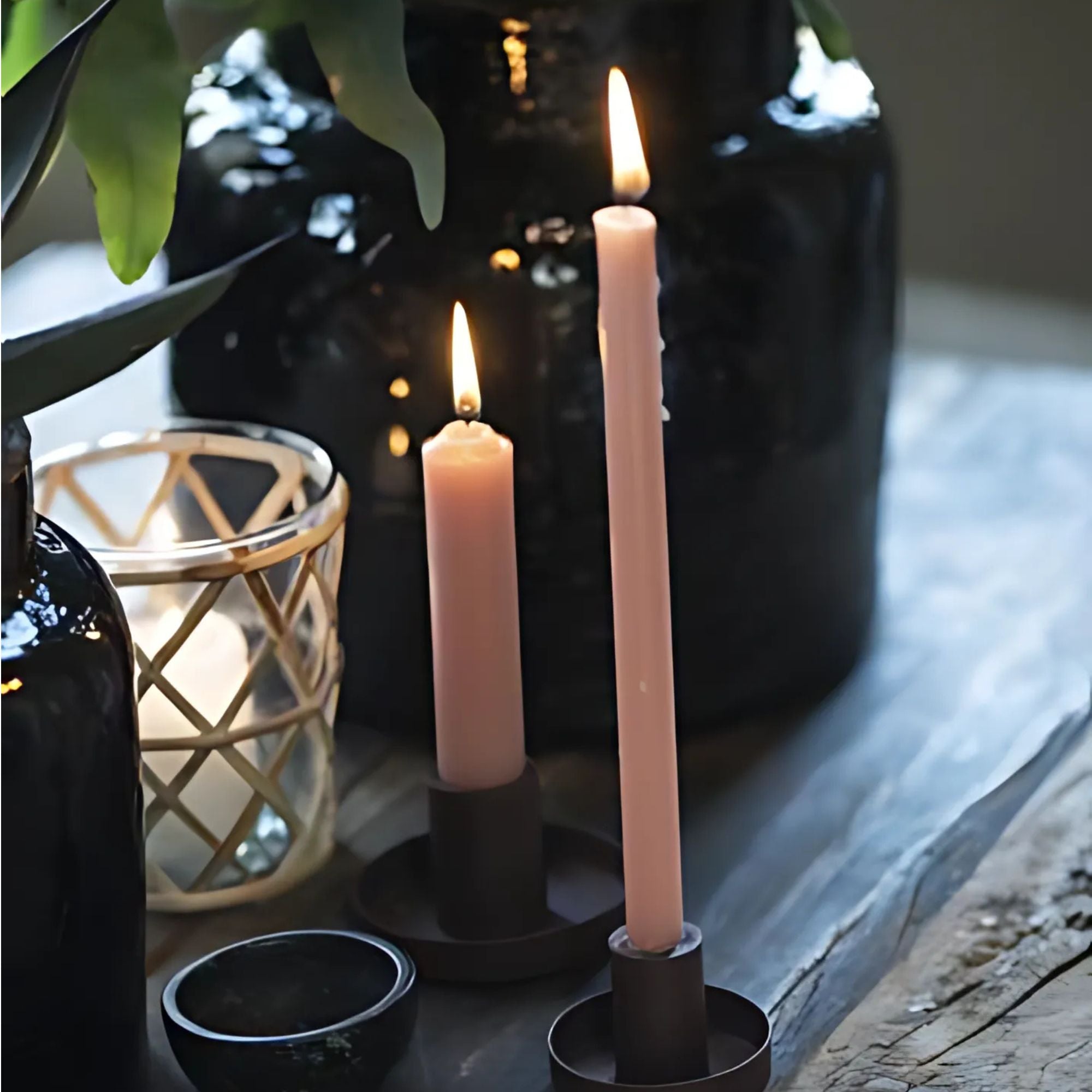 Ib Laursen, Lot de 5 bougies chandelle - Faded Rose