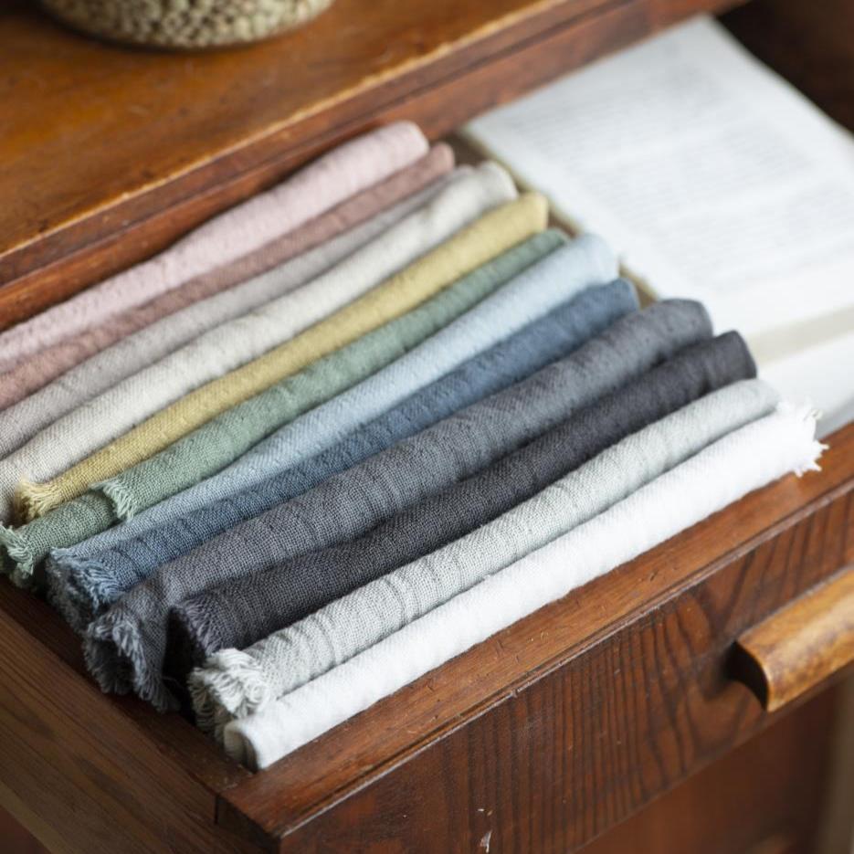 Ib Laursen, Lot de 2 serviettes de table - Rose