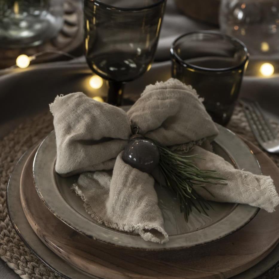 Ib Laursen, Lot de 2 serviettes de table - Sable