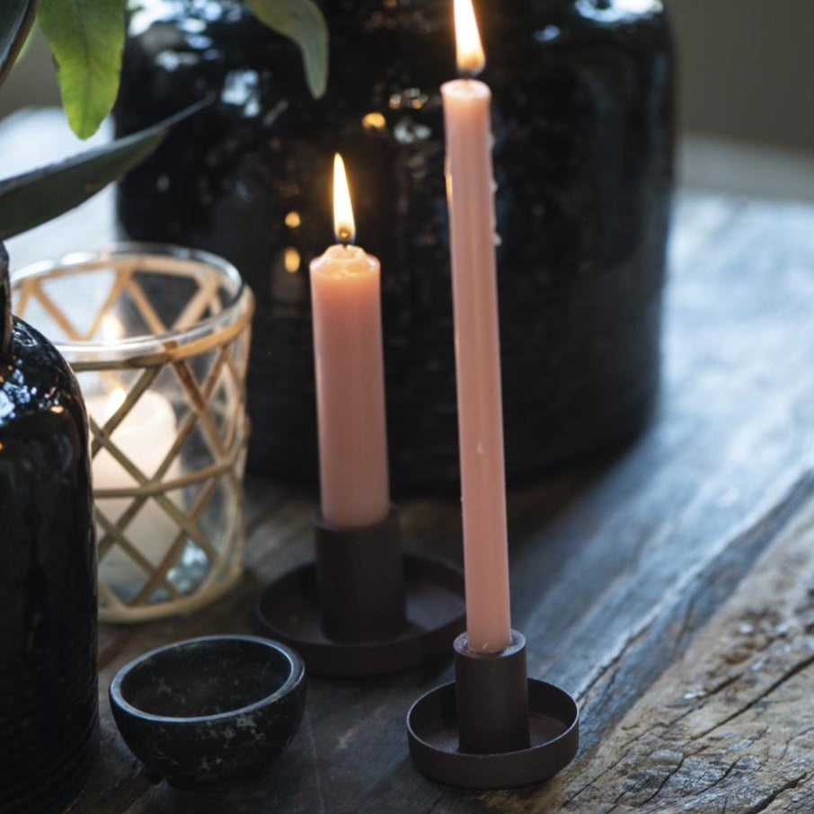 Ib Laursen, Lot de 5 bougies chandelle - Rose poudré