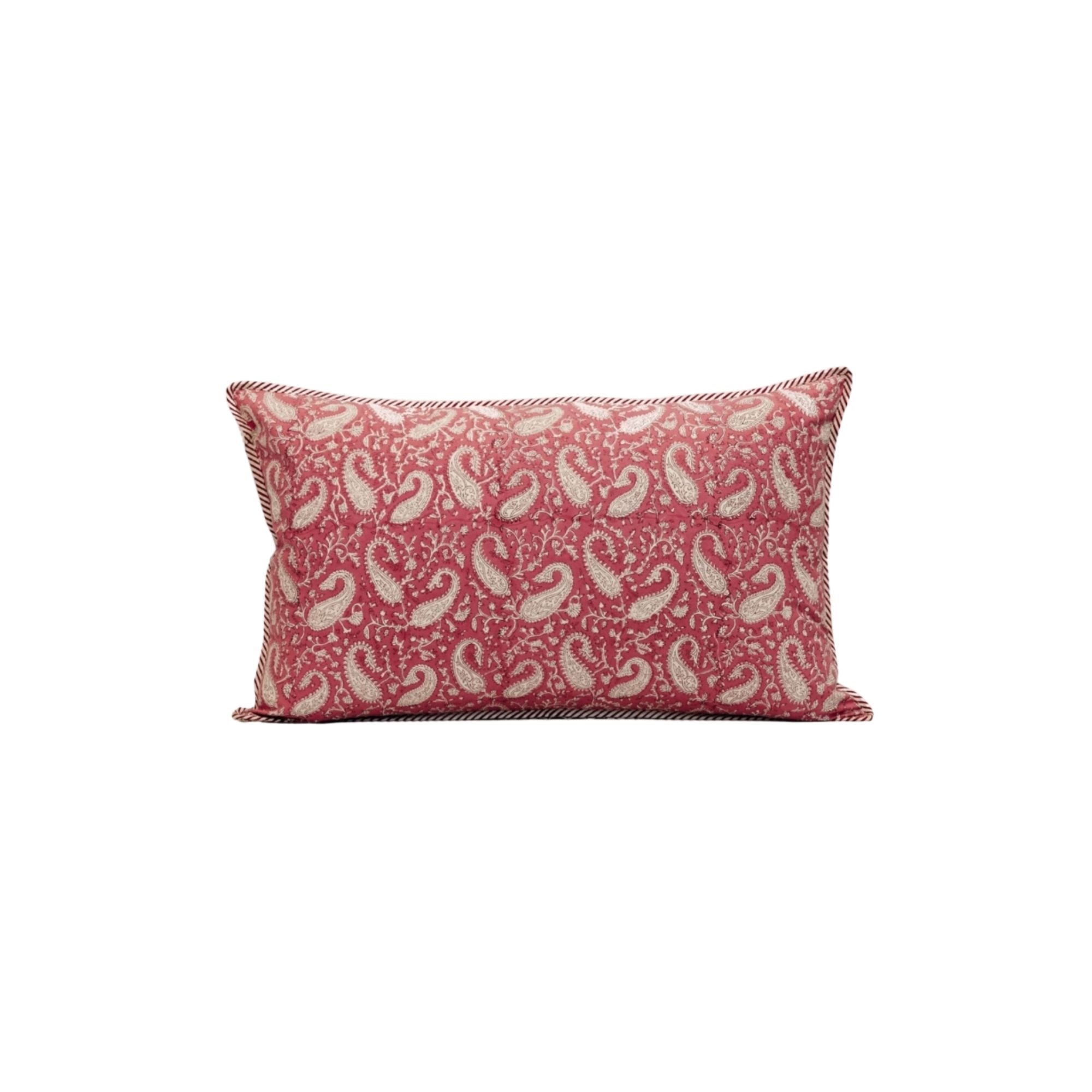 Jamini Design, Housse de coussin - Paisley Rose - Rectangle 40x65