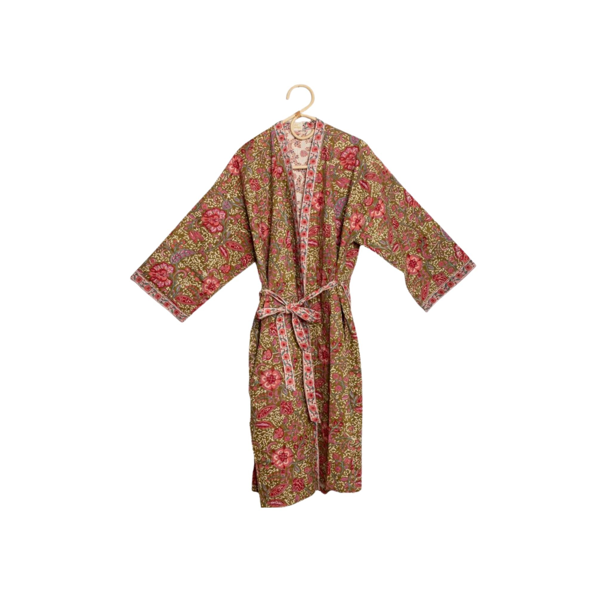 Jamini Design, Kimono matelassé - Lita Kaki