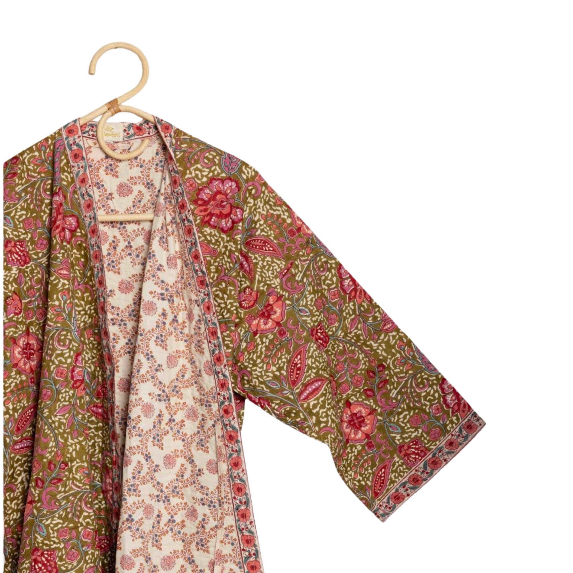 Jamini Design, Kimono matelassé - Lita Kaki