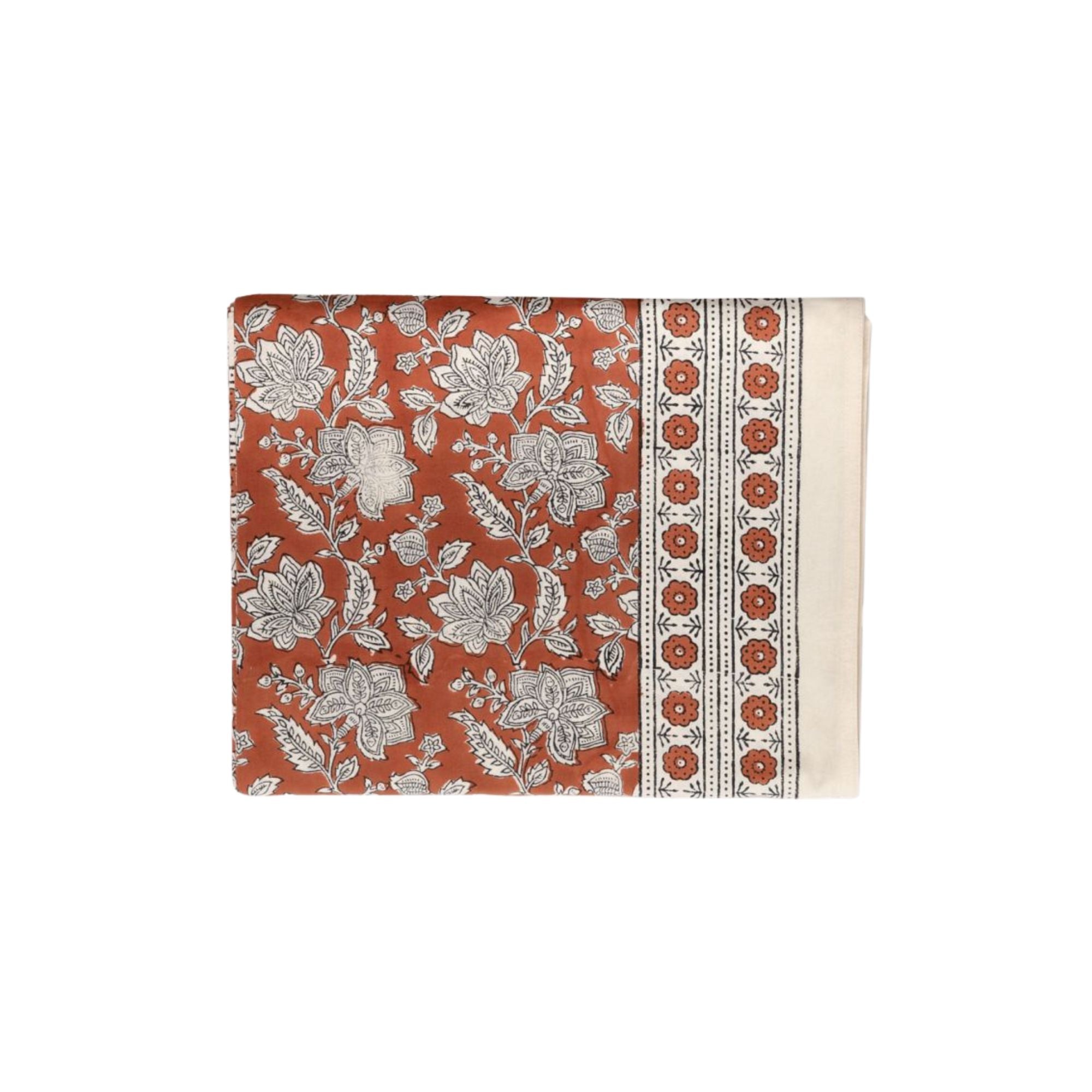 Jamini Design, Nappe rectangle 140x235 - Rang Rust